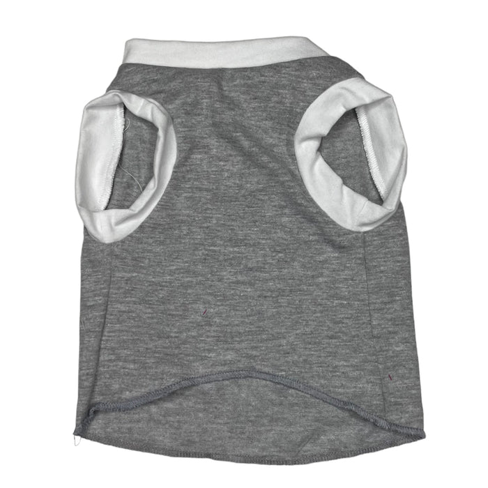 Upcycled Dog Tank - S "KISS (CATMAN) WHT", photo 2