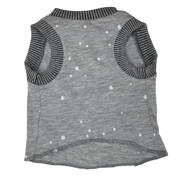 Upcycled Dog Tank - S "SNOW KITTY", photo 2
