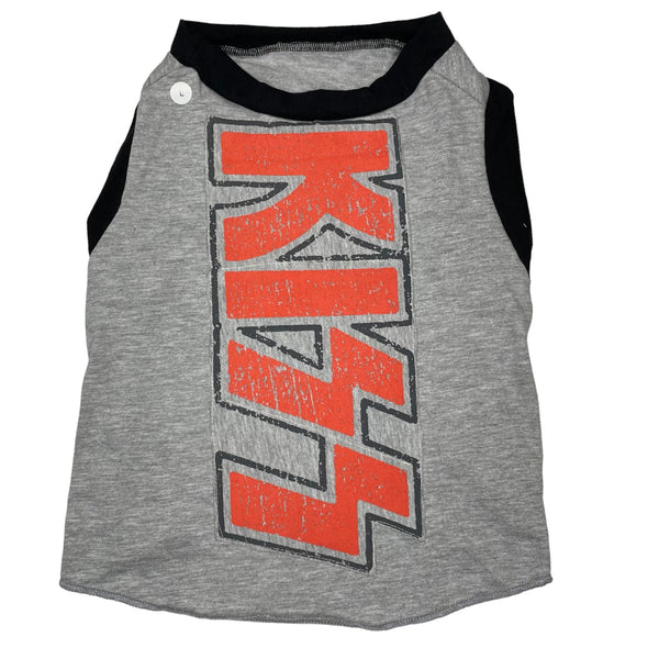 Upcycled Dog Tank - L "KISS VERTICAL", photo 1