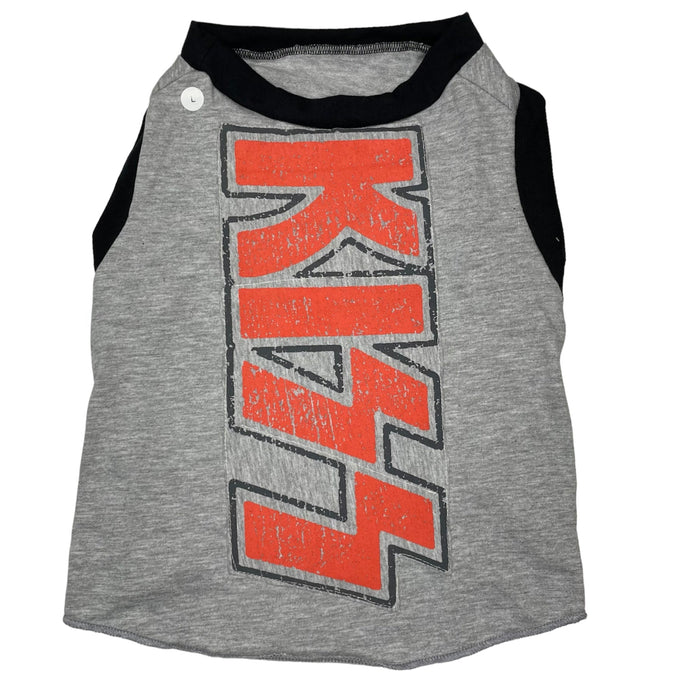 Upcycled Dog Tank - L "KISS VERTICAL", photo 1