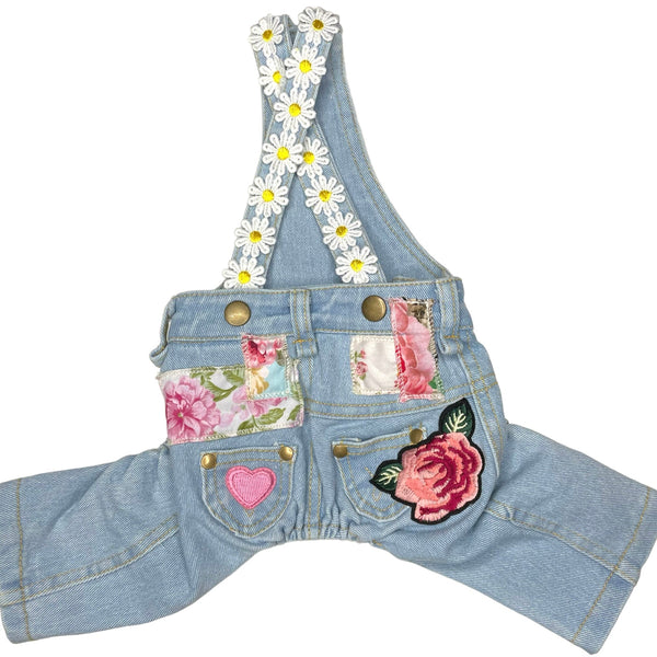 Floral Patchwork Overalls, photo 1
