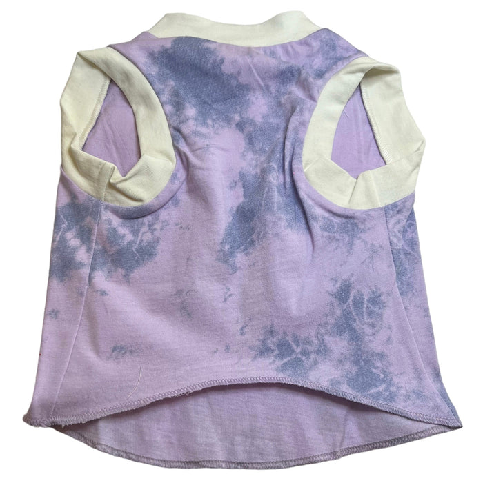 Camiseta sin mangas para perro "KISS PURP/WHT", talla M, foto 2