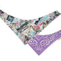 Bandana para perro Reversible Paris - Pink/Purple, foto 1