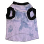 Upcycled Dog Tank - M "KISS PURP/BLK", photo 2