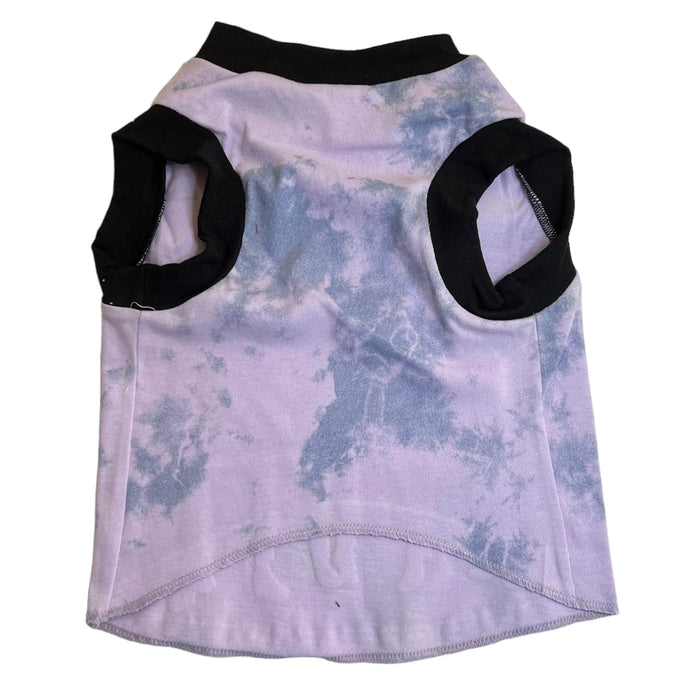 Upcycled Dog Tank - M "KISS PURP/BLK", photo 2
