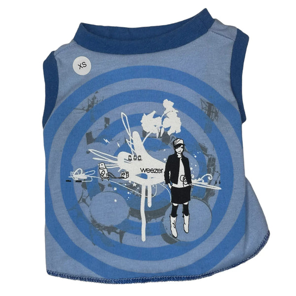 Upcycled Dog Tank - XS "WEEZER", photo 1