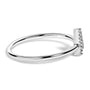 Diamond Accent Initial A-Z Ring in 10K White Gold, photo 52