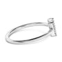 Diamond Accent Initial A-Z Ring in 10K White Gold, photo 31