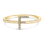 Diamond Accent Initial A-Z Ring in 10K Yellow Gold, photo 21
