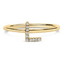 Diamond Accent Initial A-Z Ring in 10K Yellow Gold, photo 15