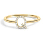 Diamond Accent Initial A-Z Ring in 10K Yellow Gold, photo 10