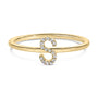 Diamond Accent Initial A-Z Ring in 10K Yellow Gold, photo 8