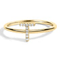 Diamond Accent Initial A-Z Ring in 10K Yellow Gold, photo 7
