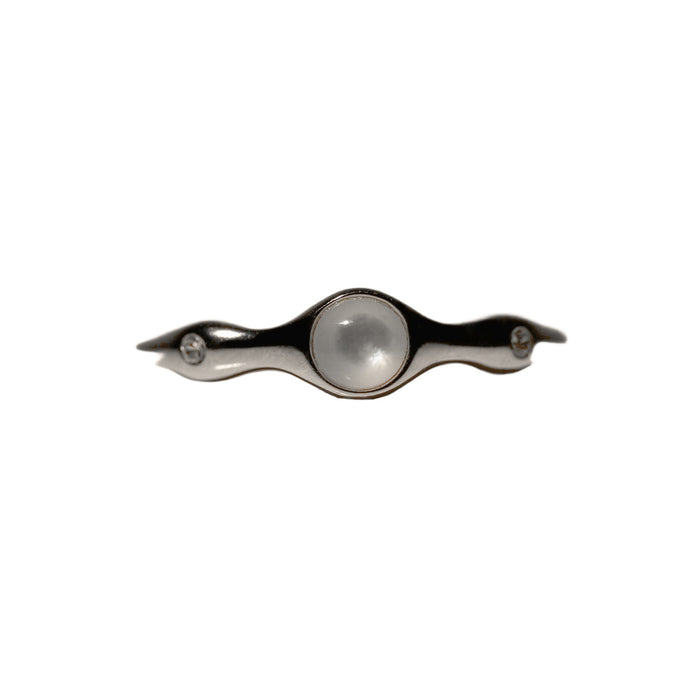 Anillo Silvie con piedra de luna, foto 1