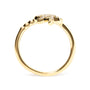 Anillo llamativo de palmera con diamantes de 1/10 ct. p.t. en oro amarillo de 10K, foto 6