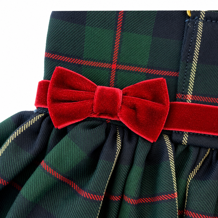 Vestido para perro Green Plaid, foto 4