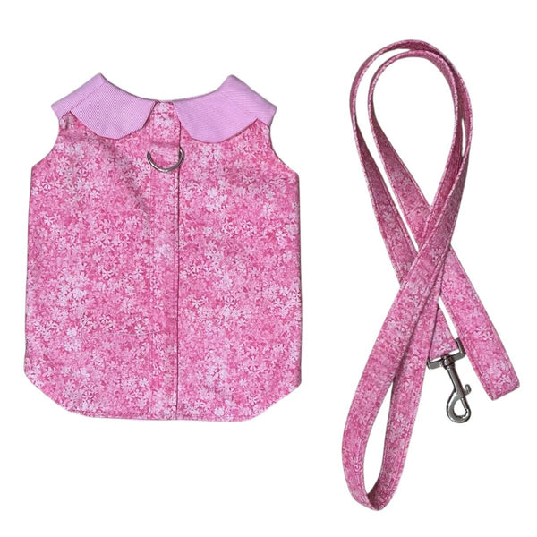 Pink Floral Calico Leash, photo 2