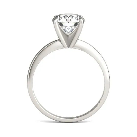 2 CTW Round Lab-Grown Diamond Solitaire Ring in 14K Gold, photo 3