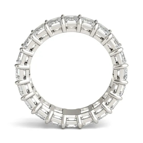 Argolla Couture Classic con diamantes cultivados en laboratorio de 6 1/4 CTW en oro de 14K, foto 3
