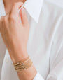 3mm Bead and Diamond Bead Bracelet, photo 4