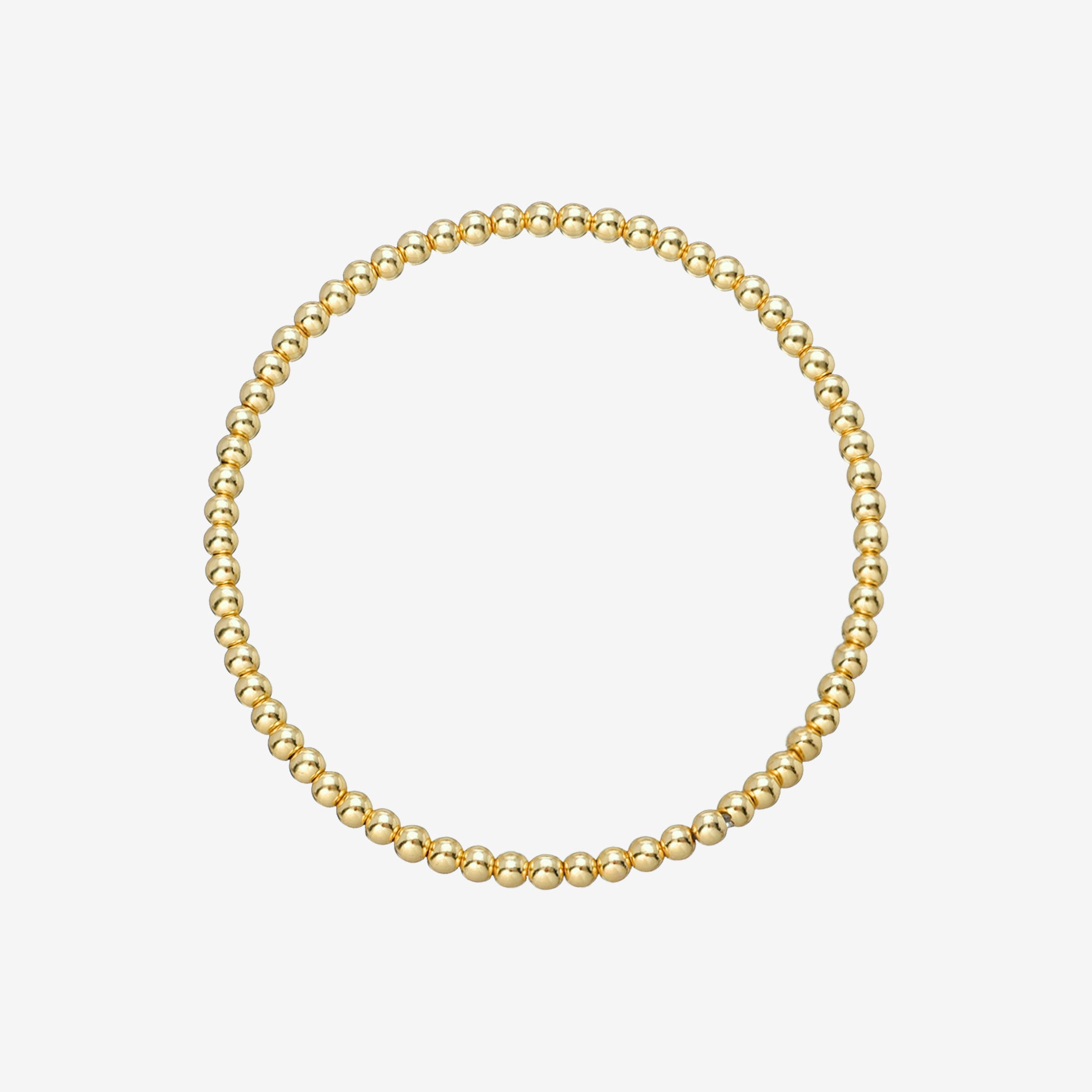 3 mm Bead Stretch Bracelet, photo 1
