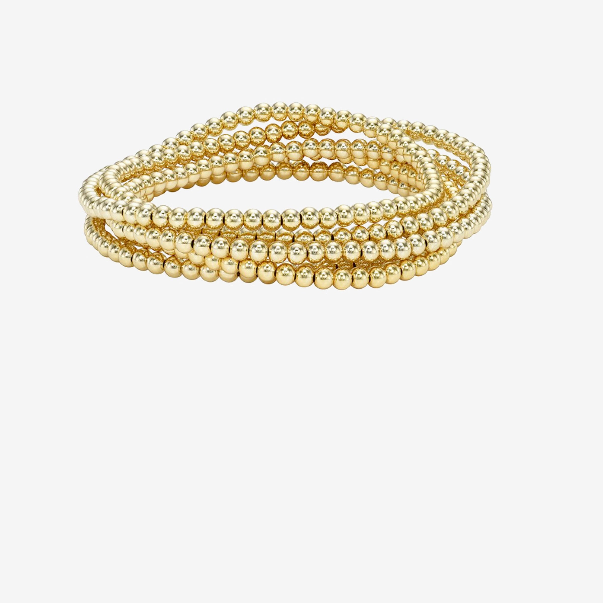 3mm Bead Stack Bracelet Set, photo 1