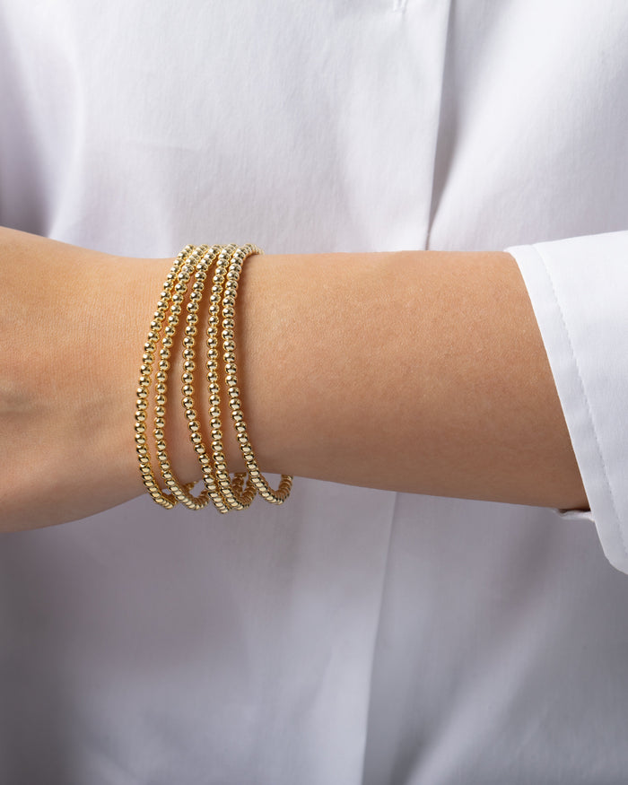 3mm Bead Stack Bracelet Set, photo 3