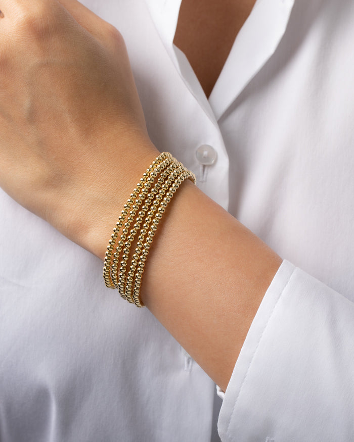 3mm Bead Stack Bracelet Set, photo 2