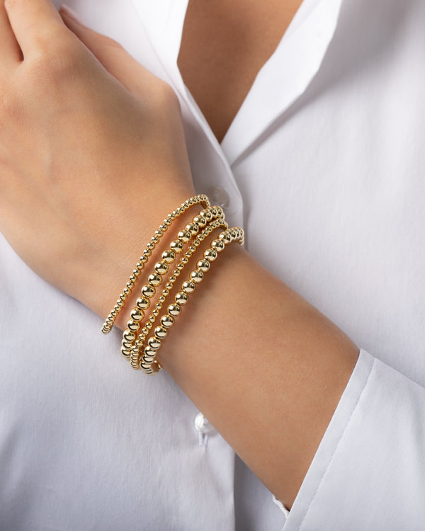 3mm and 5mm Bead Bracelet Stack Set, photo 2