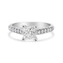 1 1/5 Ct. T.W. 4-Prong-Set Princess Diamond Classic Engagement Ring in 14K White Gold, photo 4