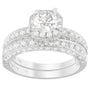 1 Ct. T.W. Round-Cut Diamond Prong-Set Rounded Ring in 14K White Gold, photo 1
