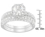 1 Ct. T.W. Round-Cut Diamond Prong-Set Rounded Ring in 14K White Gold, photo 5