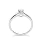 1/2 Ct. T.W. Oval Lab-Grown Diamond 4 Prong Solitaire Engagement Ring in 14K White Gold, photo 6