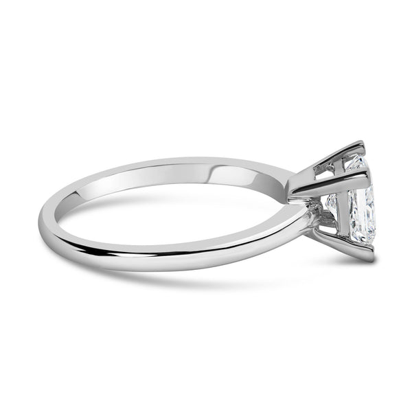 1 Ct. T.W. Princess Lab-Grown Diamond Solitaire Engagement Ring in 14K White Gold, photo 2