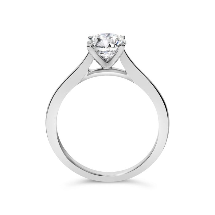 Anillo de compromiso de 4 garras de águila con diamante cultivado en laboratorio de 1 ct. p.t. en oro blanco de 14K, foto 6
