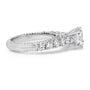 3 1/5 Ct. T.W. Lab-Grown Diamond Vintage Style Engagement Ring in 14K White Gold, photo 4