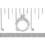 3 1/5 Ct. T.W. Lab-Grown Diamond Vintage Style Engagement Ring in 14K White Gold, photo 7