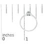 Anillo de halo con piedra natal ovalada de 5x3mm y detalle de diamante en oro blanco de 10K, foto 76