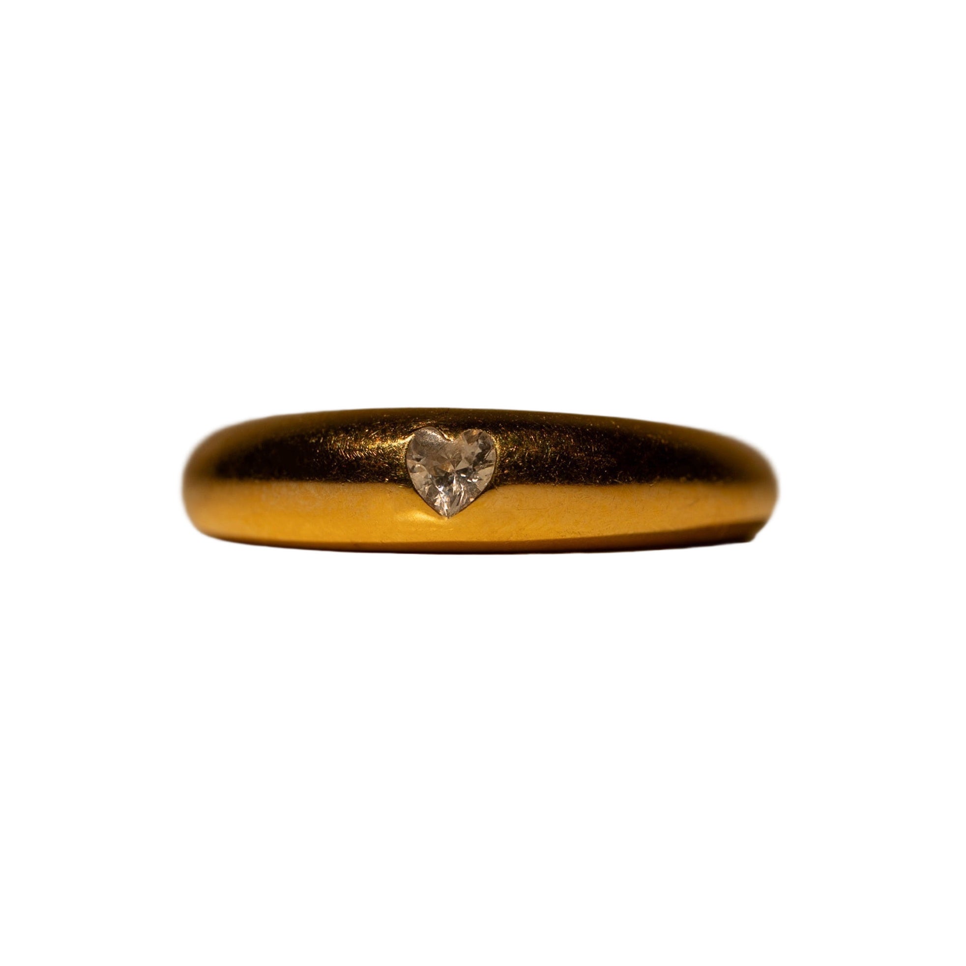 Heart Gem Cubic Zirconia Adjustable Ring, photo 1