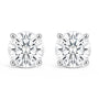 IGI Certified Lab-Grown Diamond Solitaire Stud Earrings in 14K Gold, photo 2