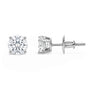 IGI Certified Lab-Grown Diamond Solitaire Stud Earrings in 14K Gold, photo 8