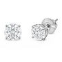 IGI Certified Lab-Grown Diamond Solitaire Stud Earrings in 14K Gold, photo 32
