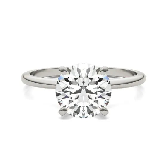 2 CTW Round Lab-Grown Diamond Solitaire Ring in 14K Gold, photo 4