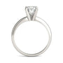 Anillo de compromiso con diamante ovalado cultivado en laboratorio de 1 1/2 CTW en oro de 14K, foto 4