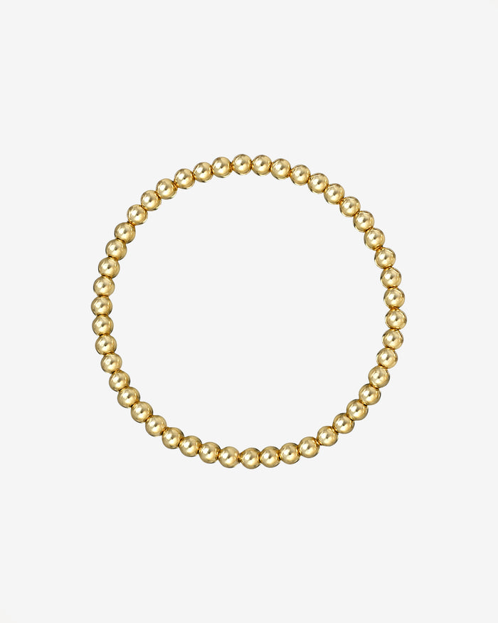 4mm Hollow Bead Stretch Bracelet, photo 1