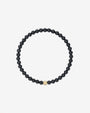 4mm Black Onyx and Diamond Bead Bracelet, photo 1