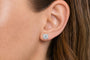 IGI Certified Lab-Grown Diamond Solitaire Stud Earrings in 14K Gold, photo 18