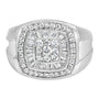 Men's 1 Ct. T.W. Diamond Band Ring in 14K White Gold, photo 1
