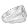 Men's 1 Ct. T.W. Diamond Band Ring in 14K White Gold, photo 2