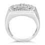 Men's 1 Ct. T.W. Diamond Band Ring in 14K White Gold, photo 6